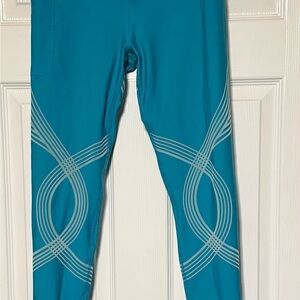 Fanka Turquoise pocket leggings